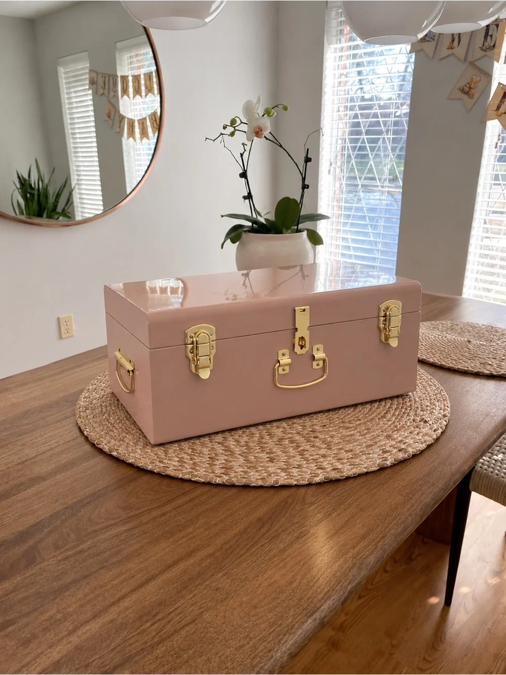 Pink Keepsake Trunk - Baby or wedding